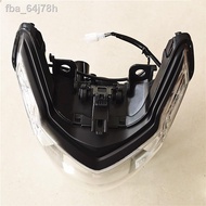 Suitable for Haojue motorcycle DK125/150 HJ125-30 lamp shell HJ150-30 headlight assembly glass cover