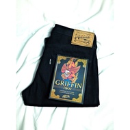 Adelaide Denim | 19oz Griffin Indigo x Indigo Orange Selvedge