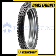 Dunlop Tires D605 3.00-21 51P Tubetype Dual Action Motorcycle Tire (Front)