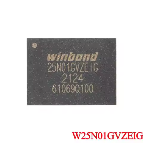 5Pcs/1pc W25N01GVZEIG 25N01GVZEIG W25N W25N01GV WSON-8 3V 1Gb Serial NAND Flash Memory Chip IC