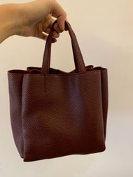 韓國 水桶包 bucket bag 返工袋 手挽 側孭斜孭 leather bag Hermes celine