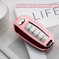 Car Key Fob Cover Compatible with Infiniti Key Case Pink Protector Keychain Holder Q50 Q60 QX50 QX55