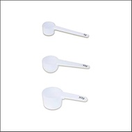 measuring scoop set of 3 | 30g protein, 10g preworkout, 5 gram scoop creatine | supplement workout s