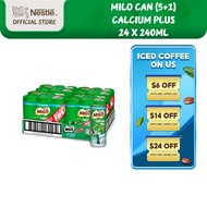 [Carton] MILO Calcium Plus Can (5+1) (24 x 240ml)