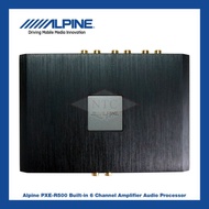 ALPINE Car Audio PXE-R500 DSP Built-in 6 Channel Amplifier Audio Processor
