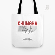 All About Chungha Canvas Tote Bag