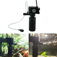 Fish Tank Filter Aquarium Three-in-one Aeration Filter Pump Mini Aquarium Oxygen Submersible Water Purifier