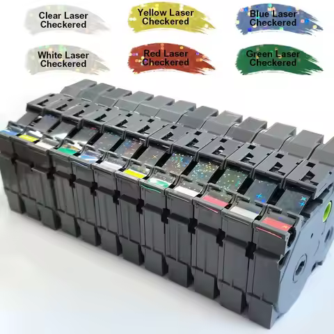 Compatible brother Laser Label Tape TZe-231L1 TZE-131L1 Laser Checkered/Star Labels for H110 PT-E550
