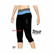 Brandor - Women Capris 3/4 - Legging Olahraga Wanita Panjang 3/4 By CRIViT ( CRLG27 )