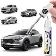 46V Soul Crystal Red Touch Up Paint Compatible with Mazda, DIY Car Paint Scratch Repair, Quick & Eas
