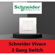 SCHNEIDER 2 GANG 1WAY SWITCH for Light & Fan