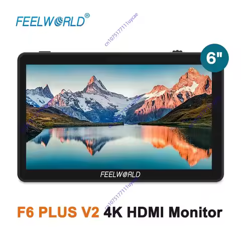 FEELWORLD F6 PLUS V2 6 Inch on Camera DSLR Field Monitor Touch Screen IPS FHD 1920x1080 Video 4K Mon