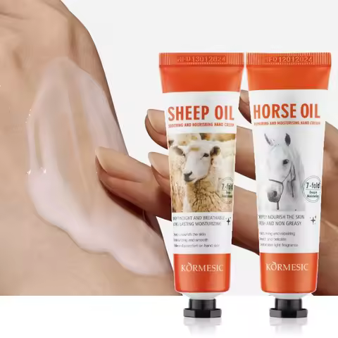 Sheep Oil And Horse Oils Hand Cream Remove Wrinkles Eliminate Spots Anti Chapping Moisturizing Brigh