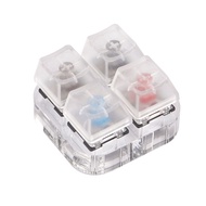 4 Lock Lid Test Tool, Gateron MX Switches Keyboard Checker, Transparent Keyboard Model PCB Rice Keyb