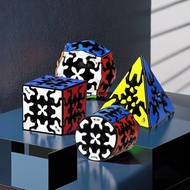 New Qiyi Gear Cube 3x3x3 Gear Cube 3x3 Pyramid Cylinder Sphere Speed Cubes Educational Toy for Child