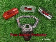 Honda Click 160/ Vario 160 Original Carbon Panel Garnish with Free Anti Scratch Screen Protector