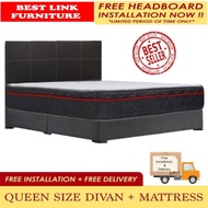 BED SET. BED PACKAGE. QUEEN SIZE DIVAN WITH MATTRESS/BED AND MATTRESS