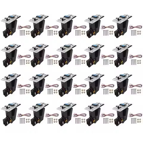 20X Multi Coin Acceptor Electronic Roll Down 4P Port Electronic Coin Selector Vending Machine Arcade