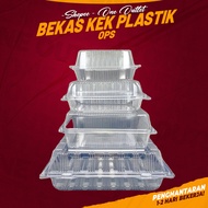 BENXON OPS L200 L300 L500 L600 BEKAS KEK Disposable Plastic Clear Food Box 10pcs