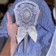 กระจกแต่งหน้า Flower Know สีชมพูและสีน้ำเงิน