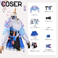 【COSER 77】Honkai Star Rail March 7th cosplay Costume plus size คอสเพลย์พลัสขนาดรถไฟมีนาคม 7 นิเมะเกม