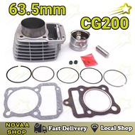 Cylinder Block Set CG200 STD Φ63.5MM Made In Piston Top Engine Parts Kits Set for Honda