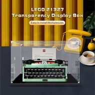 Acrylic display box Transparent case storage box FOR Lego 21327 typewriter