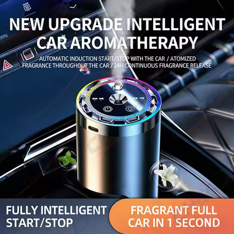 5-Mode Smart Car Air Freshener & Aromatherapy Car Perfume Gadget with Starry Canopy – Car Accessorie
