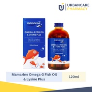 Mamarine Omega-3 Fish Oil &amp; Lysine Plus