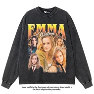 VEGA88 *Emma watson* oversize longsleeve shirt | Oversized t-shirt | Washed T-SHIRT | Washing | Vint