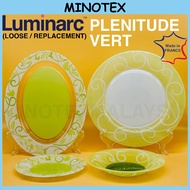 Luminarc Plenitude Vert Plate/Oval Plate/Luminarc Loose / Luminarc Replacement /Pinggan Luminarc/ Mangkuk
