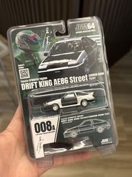 JDM64 1/64 豐田 AE86 Drift King 模型