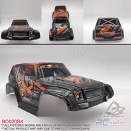 PVC 1/10 Body Shell - Jeep Suv W:185 WB:250 - BD020BK