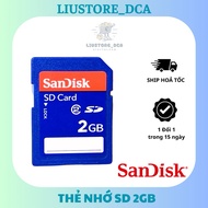 SanDisk 2GB SD Memory Card - Speed 2MB/s - For Antique Digital Cameras