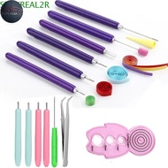 SC 12PCS Paper Quilling Tools, Quilling Slotted Pen Paper Craft Quilling Needle Kit, Paper Strips Pa