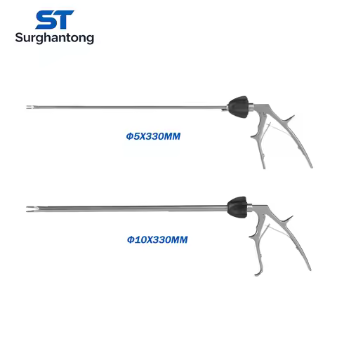 Factory Price Reusable 5 mm 10mm Laparoscopic Titanium Clip Applier Single/Double Action, Ligation C