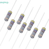 MONS 470 Ohm Resistor, 5% Tolerance 4 Bands, Easy to us 2W Carbon Film Resistors for DIY Electronic 