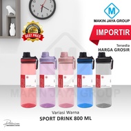 800ml Sport Drink Bottle – BPA Free, Various Colors & Leak-Proof