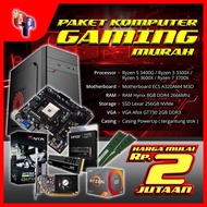 Paket Komputer / PC Rakitan Gaming AMD ( Ryzen 5 3400G / Ryzen 3 3300X / Ryzen 5 3600X / Ryzen 7 370
