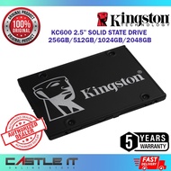 Kingston KC600 SATA SSD 2.5" 256GB 512GB 1TB 2TB Internal Solid State Drive