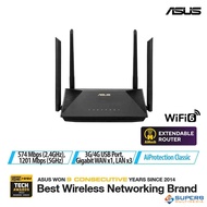 ASUS RT-AX53U (AX1800) Dual Band WiFi 6 Extendable Router, AiMesh