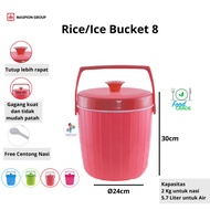 Termos Nasi Es | Rice / Ice Bucket | Tesmos USA | Maspion 6 8 10 14 dan 17 Liter