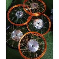 COMPLETE SET RIM Honda Icon/Beat Hub Chrome