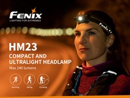 ไฟฉายคาดหัว Fenix HM23:สินค้าตัวแทนในไทยมีประกัน 1 ปี