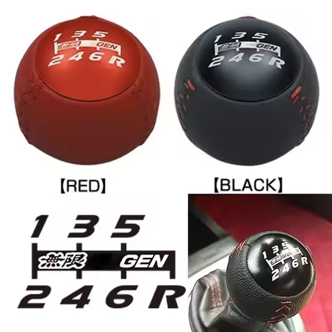 5/6 Speed M10x1.5 Manual Car Gear Shift Knob Shifter Lever Head for Honad MUGEN Civic Fit Accord EK9