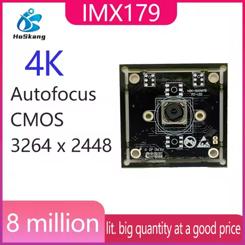 8MP 4K USB camera module with autofocus, 3264x2448 resolution, V version, suitable for industrial fi