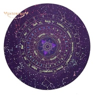 1 PCS Divination Mat  Round Shape  Letter Rubber (Size:8.66 Inches)