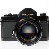 Nikon Nikomat FT2 Black 35mm SLR Film Camera NIKKOR 50mm f/1.4 lens