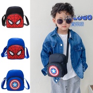 Spiderman Children's Bag Messenger Bag Cartoon Cool Canvas Boy Handsome Accessories Shoulder Bag