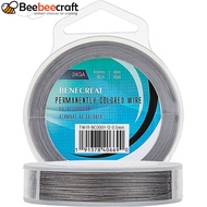 1roll Tiger Tail Wire Nylon-coated Stainless Steel Wire Stainless Steel color 0.5mm 196.85 Feet(60m)